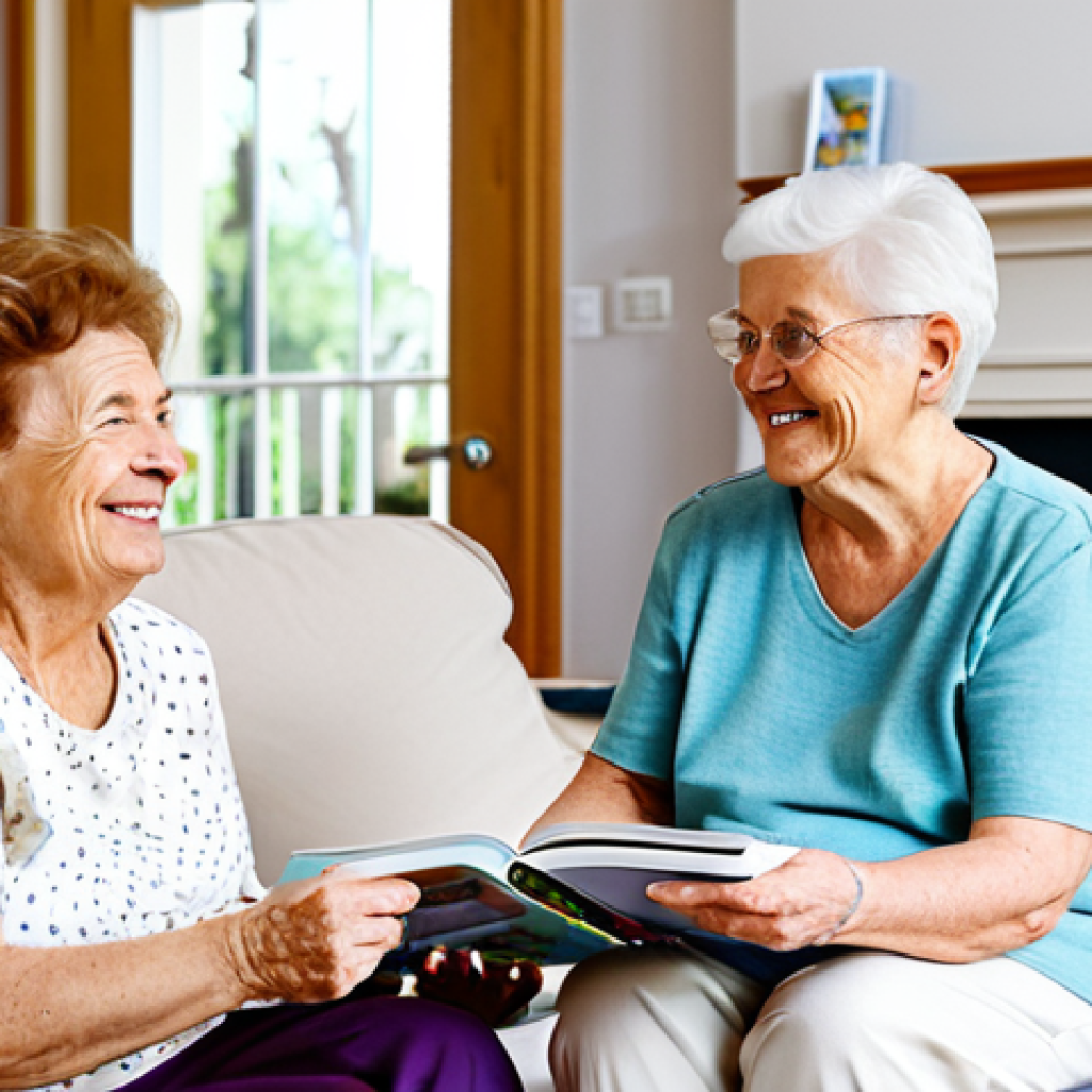 치매관리사와 치매 치료 트렌드 - Safe & Supportive Home Environment**

Prompt: A brightly lit, comfortable living room adapted for so...