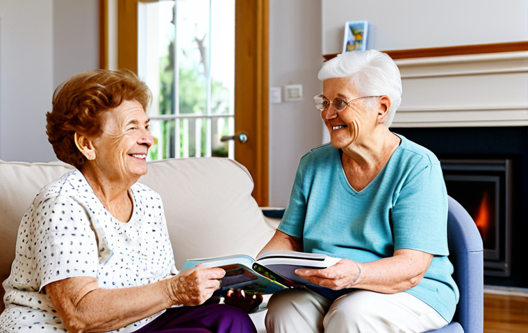 치매관리사와 치매 치료 트렌드 - Safe & Supportive Home Environment**

Prompt: A brightly lit, comfortable living room adapted for so...