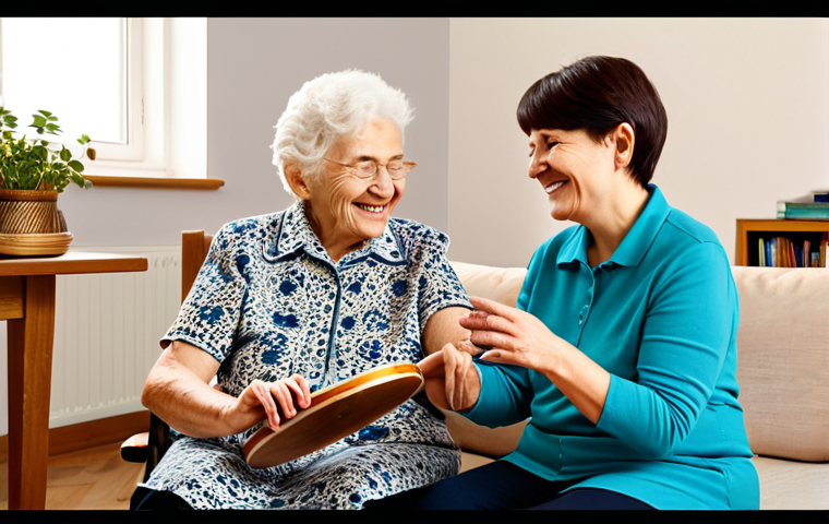 치매관리사와 치매 치료 트렌드 - Caregiver Support Group Meeting**

Prompt: A brightly lit community center meeting room. A group of ...