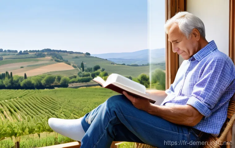 치매관리사 커뮤니티 활동 소개 - **A Lively "Café des Aidants" Gathering in a French Town:**
    An atmospheric shot of a diverse gro...