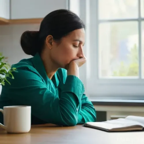 치매관리사 이직 성공 사례 - **Prompt 1: The Weight and the Whisper of Change**
    *   **Description:** A mid-shot of a weary fe...