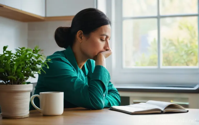 치매관리사 이직 성공 사례 - **Prompt 1: The Weight and the Whisper of Change**
    *   **Description:** A mid-shot of a weary fe...