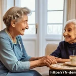 치매관리사 교육 비용 비교 - **Prompt 1: Empathetic Home Care Assistant**
    "A heartwarming scene depicting a kind, professiona...